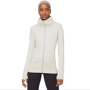 Lululemon radiant light grey jacket size  8